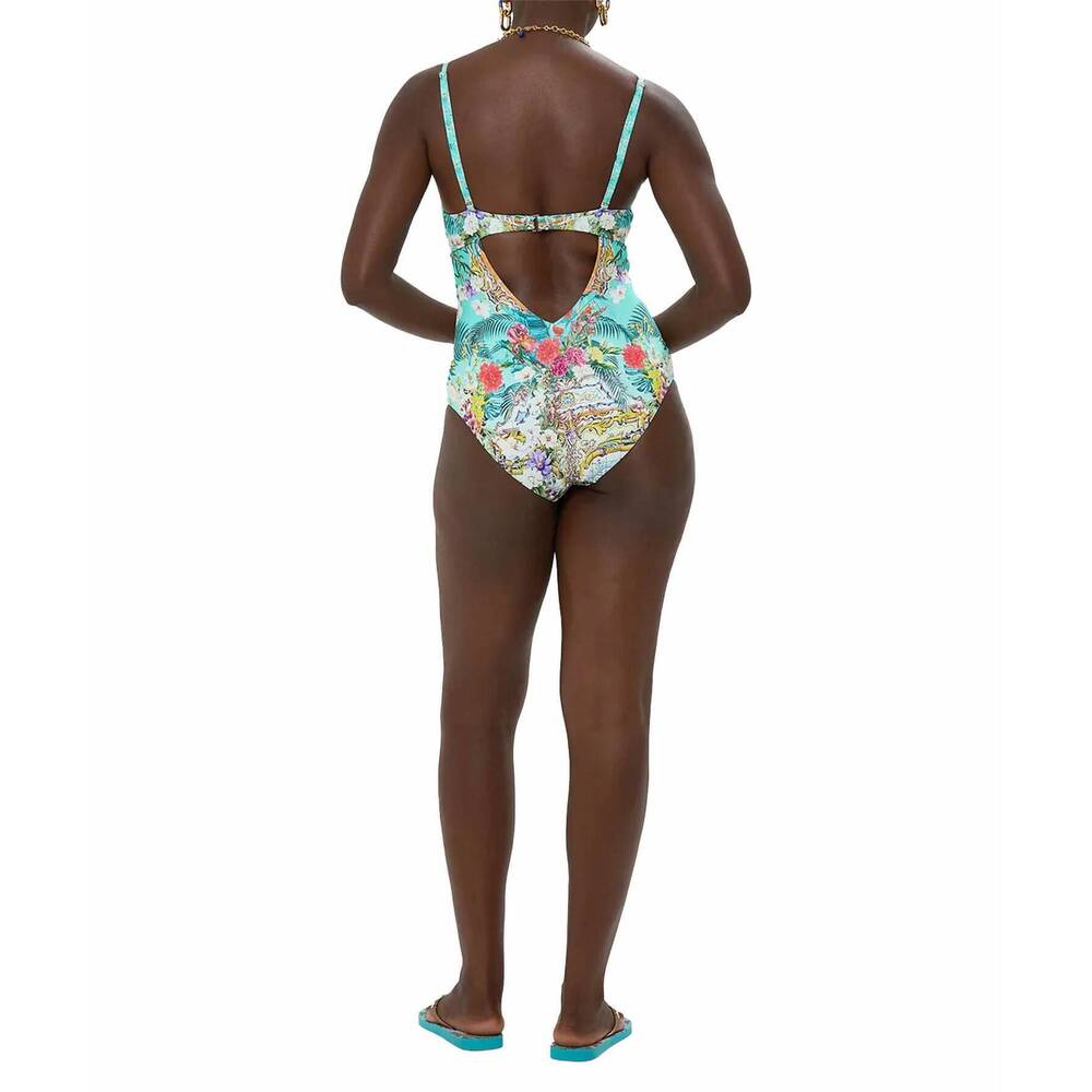 NEW CAMILLA v neck underwire one piece in gardens of queluz - Picture 3 of 6